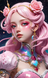 Eric van Straaten with pink hair