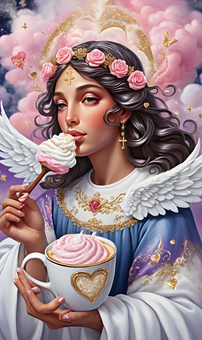 a woman holding a teacup