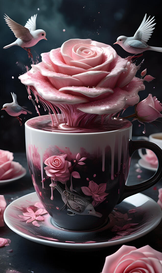 Abstract Coffee Time