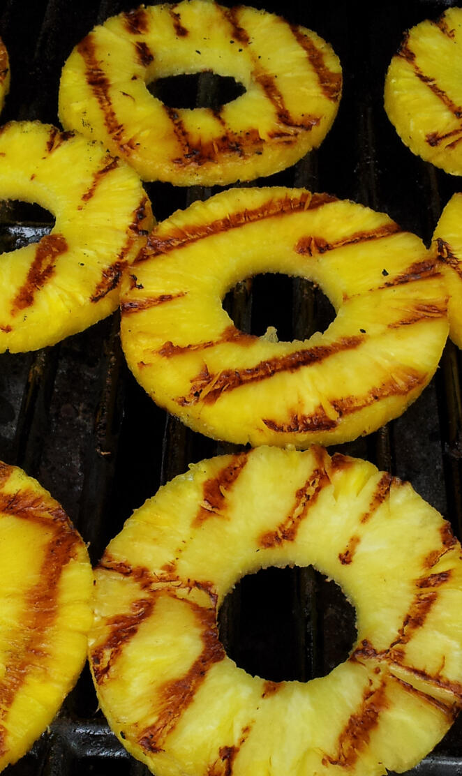 grilled pineapple