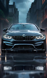 BMW M4 in rain 🌧️