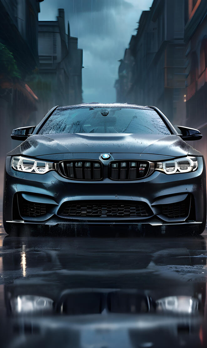 BMW M4 in rain 🌧️