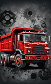 Red Dump Truck