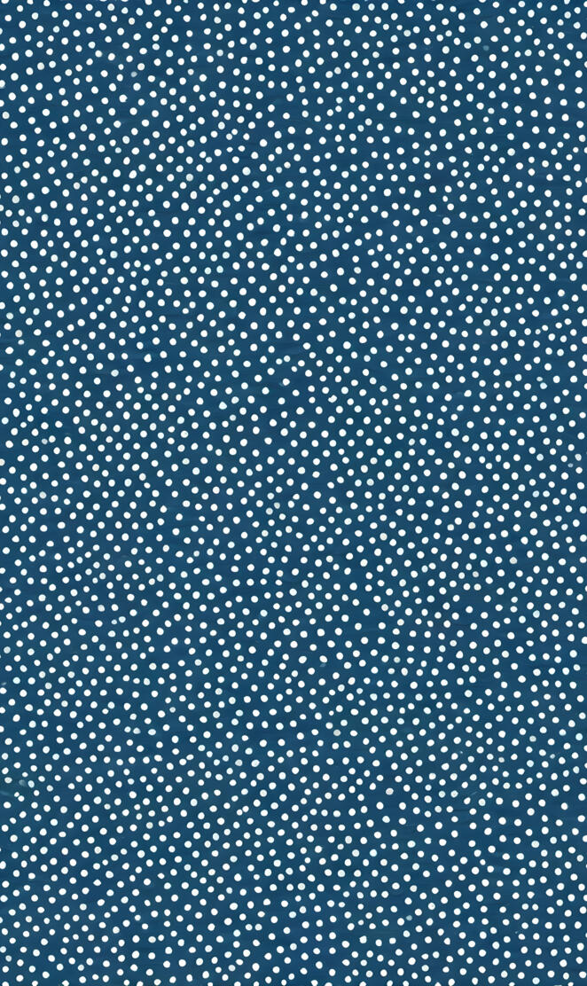 blue and white pokadots