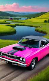 A 1970 Plymouth Roadrunner.