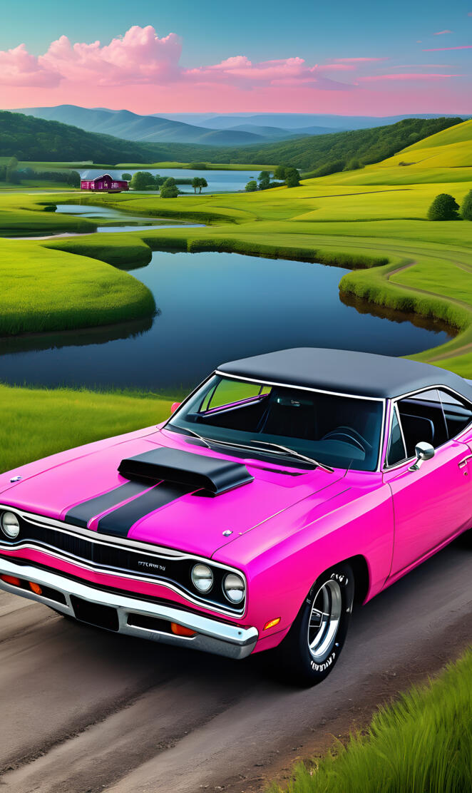 A 1970 Plymouth Roadrunner.