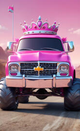 Princess Monster Truck