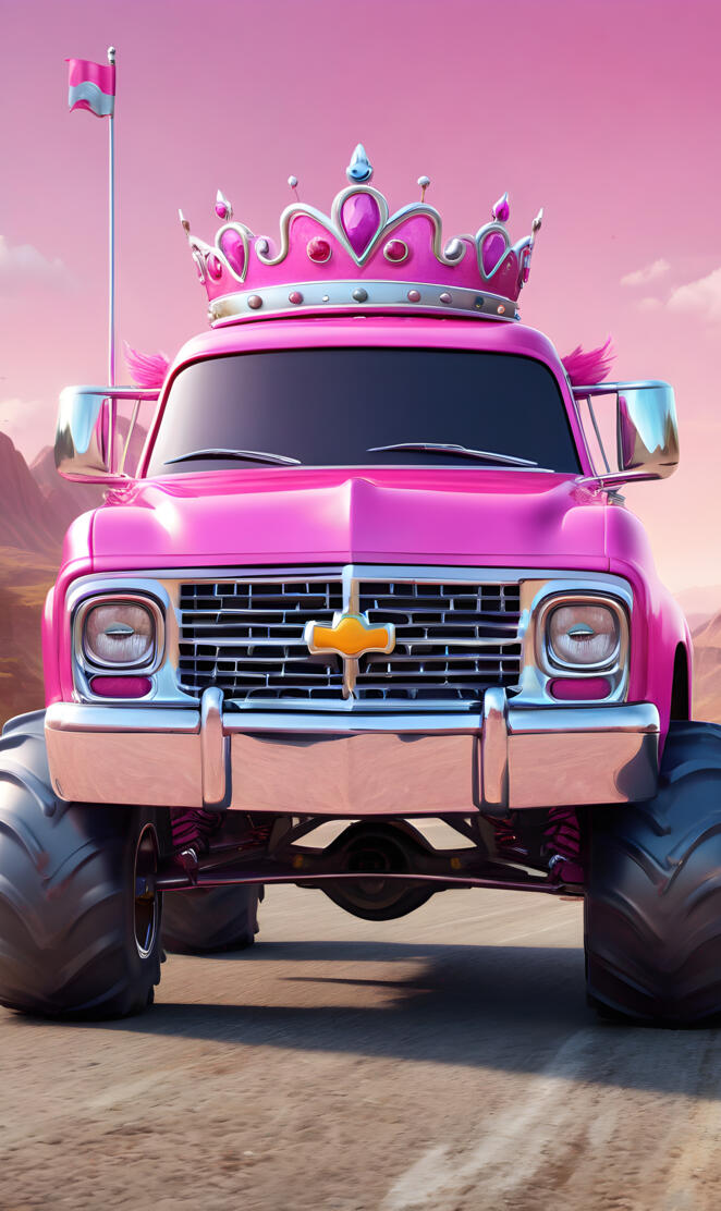 Princess Monster Truck