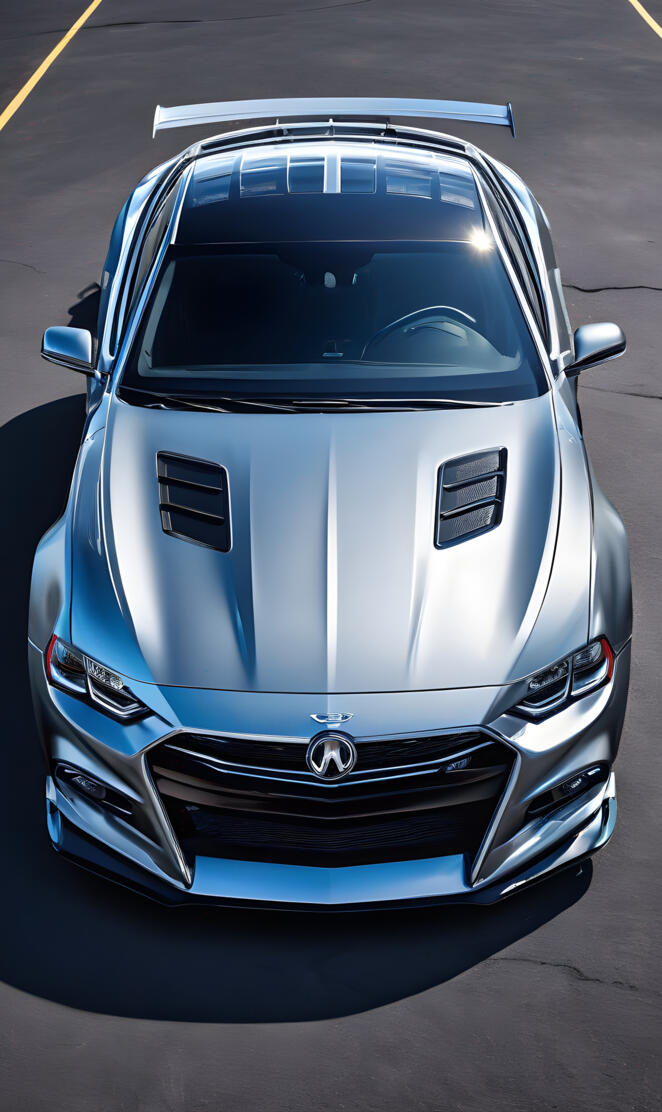 a car parked on a road