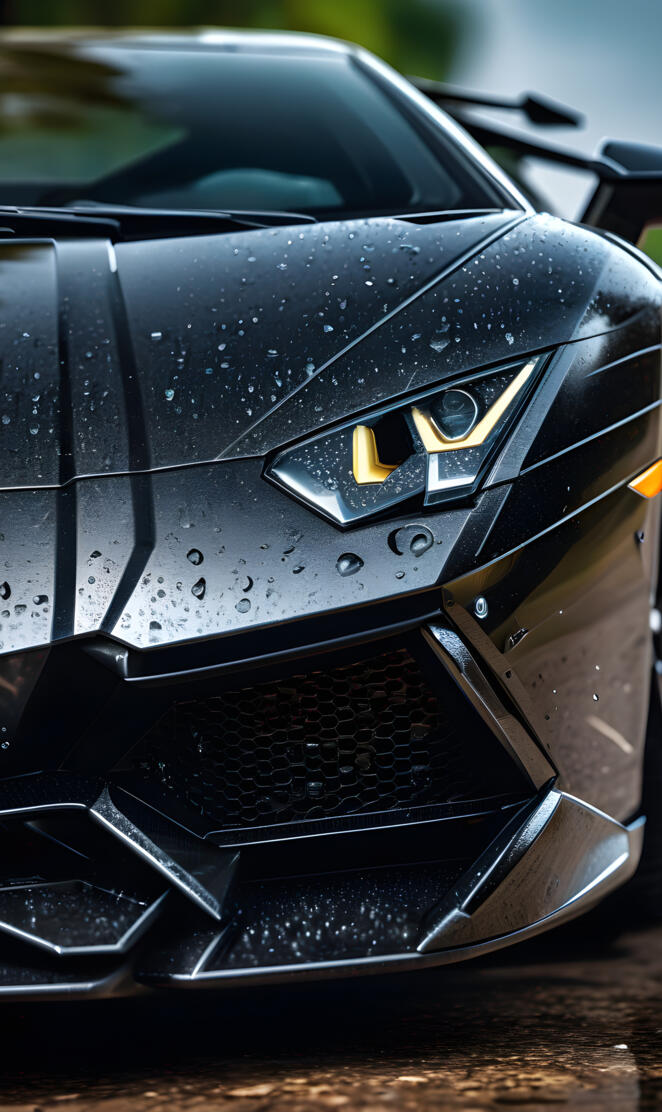 a close up of a black device