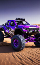 NOSTRANT design. racing team, unlimited trophy truck class. ready Baja