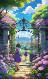 Purple garden