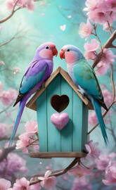 Sweet Lovebirds