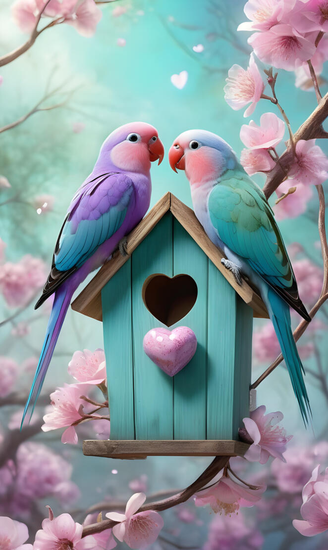 Sweet Lovebirds