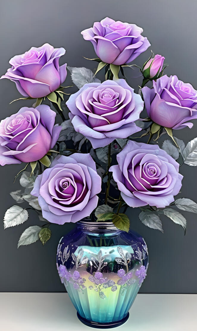 purple rose wallpaper