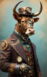 bull off to pick up his date