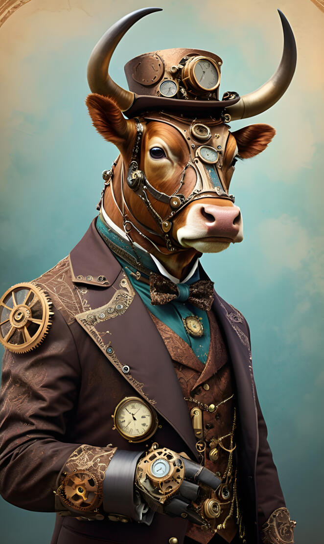 bull off to pick up his date