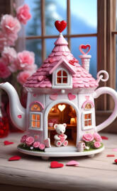 Valentine teapot