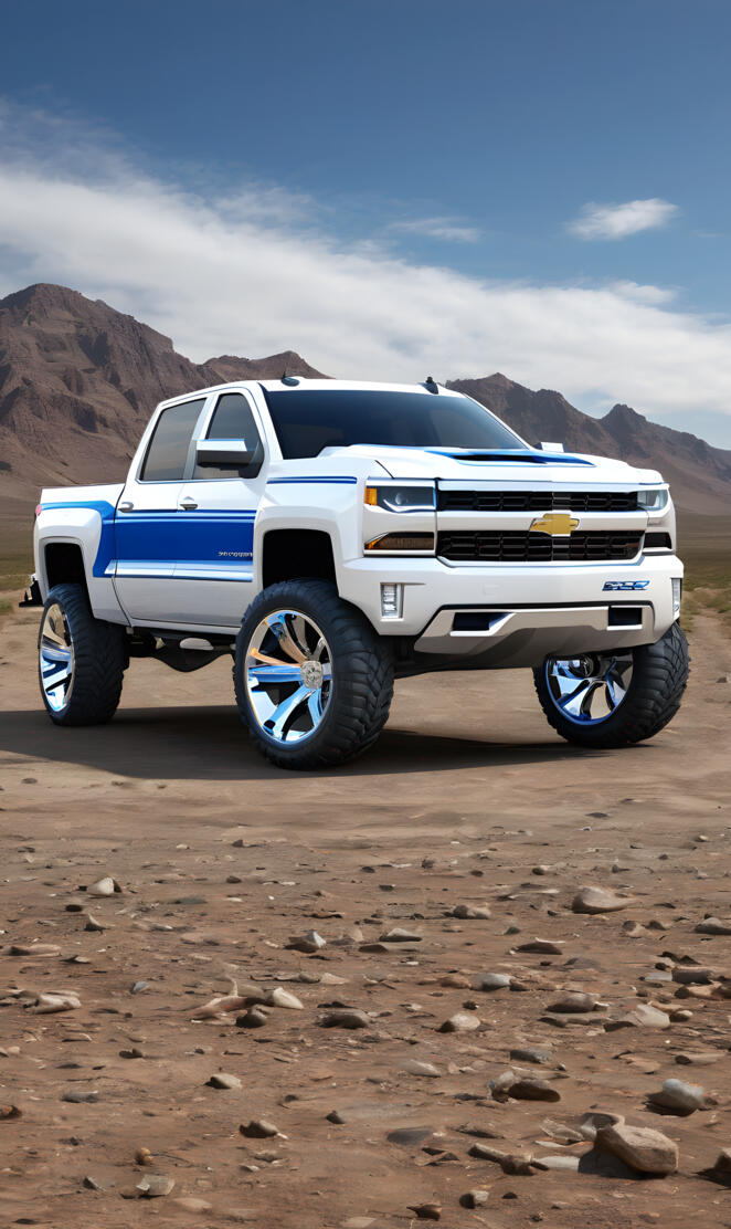 An Extremely Awesome 2025 Chevrolet Silverado 4x4 4-door Pickup Truck.