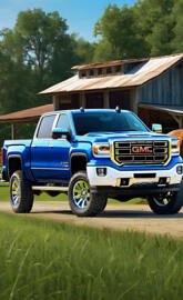 A 2025 GMC 4x4 4-door Pickup Truck Wallpaper.