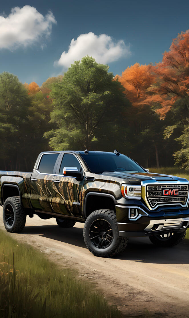 A 2025 GMC 1500 4X4 4-Door Pickup Truck.