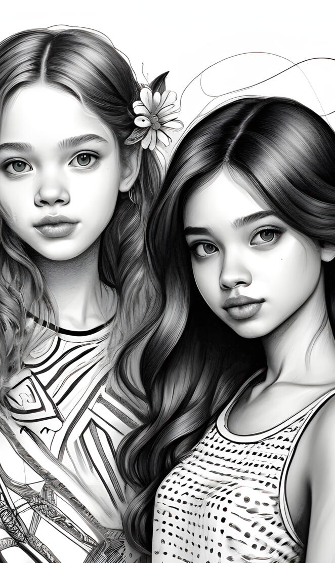 princess with her village friend on a flower pickup picnic