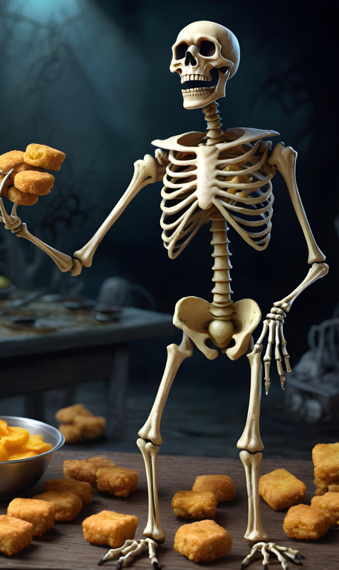 the first nugget and the first skeleton.