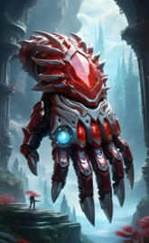 The God's Hand, World Builder power gloves
