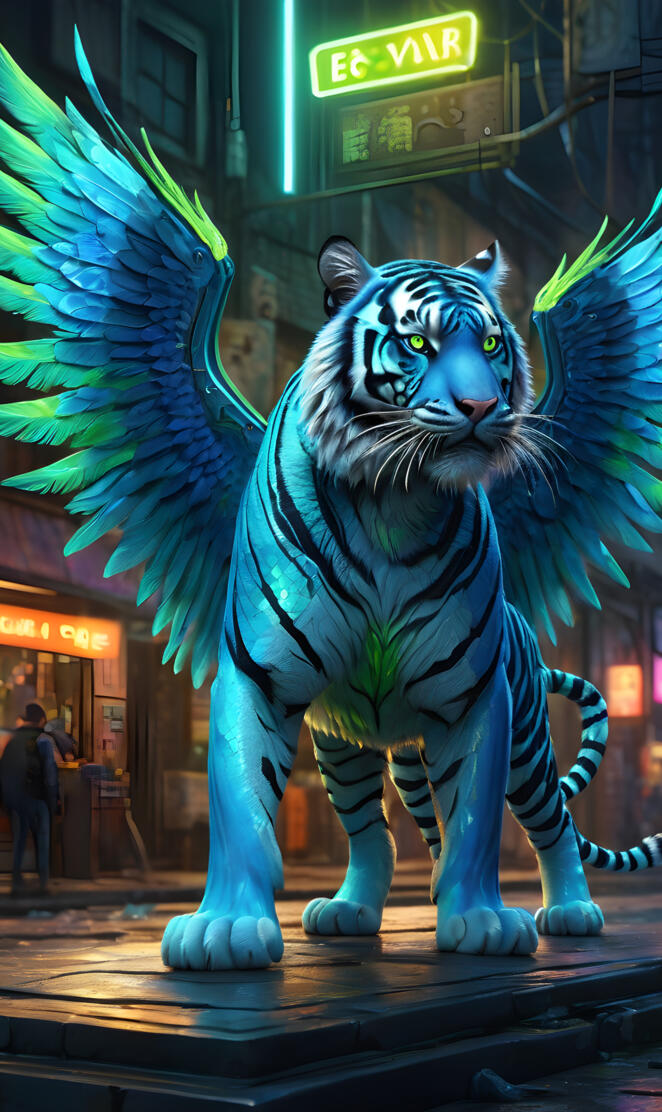 Kita, Blue Angel Tiger