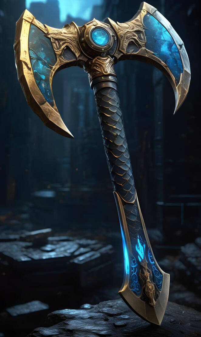 Gradok's Dark Star Axe