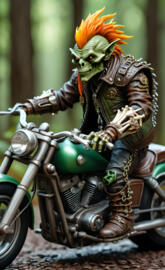 Drevo, Member of the "Bone Dreads" motorcycle gang