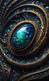 a circular object with a hole in it