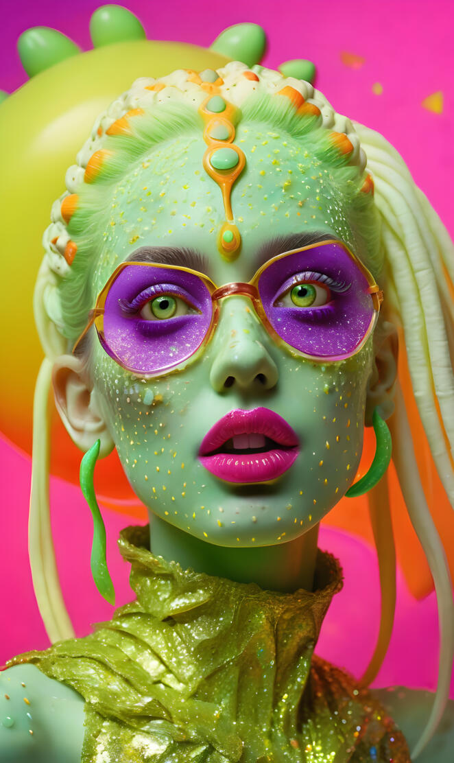 a person wearing a mask