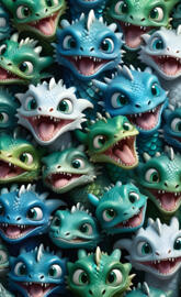 screen filling baby dragons