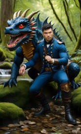 steampunk Isabella characters from the dragon clans