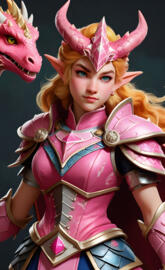 Dragonborn Princess Peach