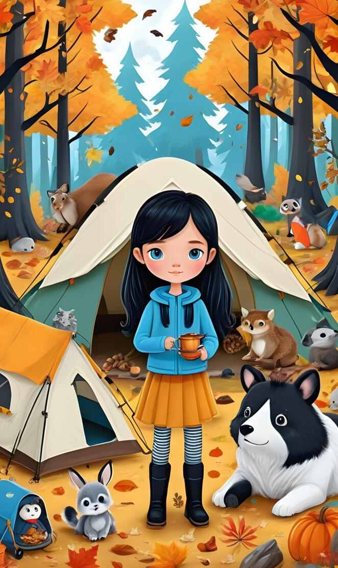 Harley camping 🏕 with her animal buddies ❤️ Sunflowers55