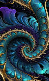 mermaid tail fractal