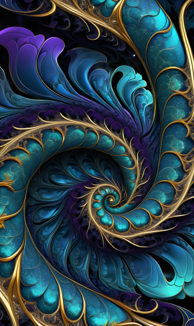 mermaid tail fractal