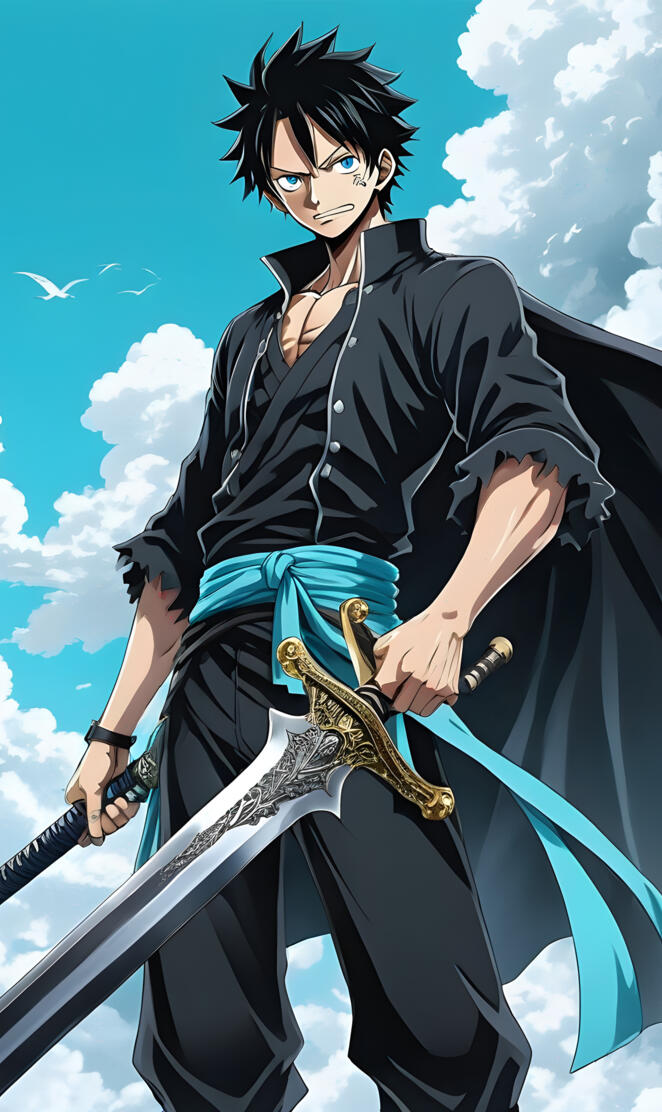 luffy sword man