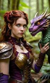 steampunk Isabella characters from the dragon clans