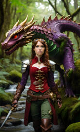 steampunk Isabella characters from the dragon clans