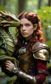 steampunk Isabella characters from the dragon clans