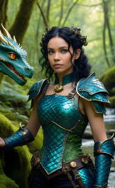 steampunk Isabella characters from the dragon clans