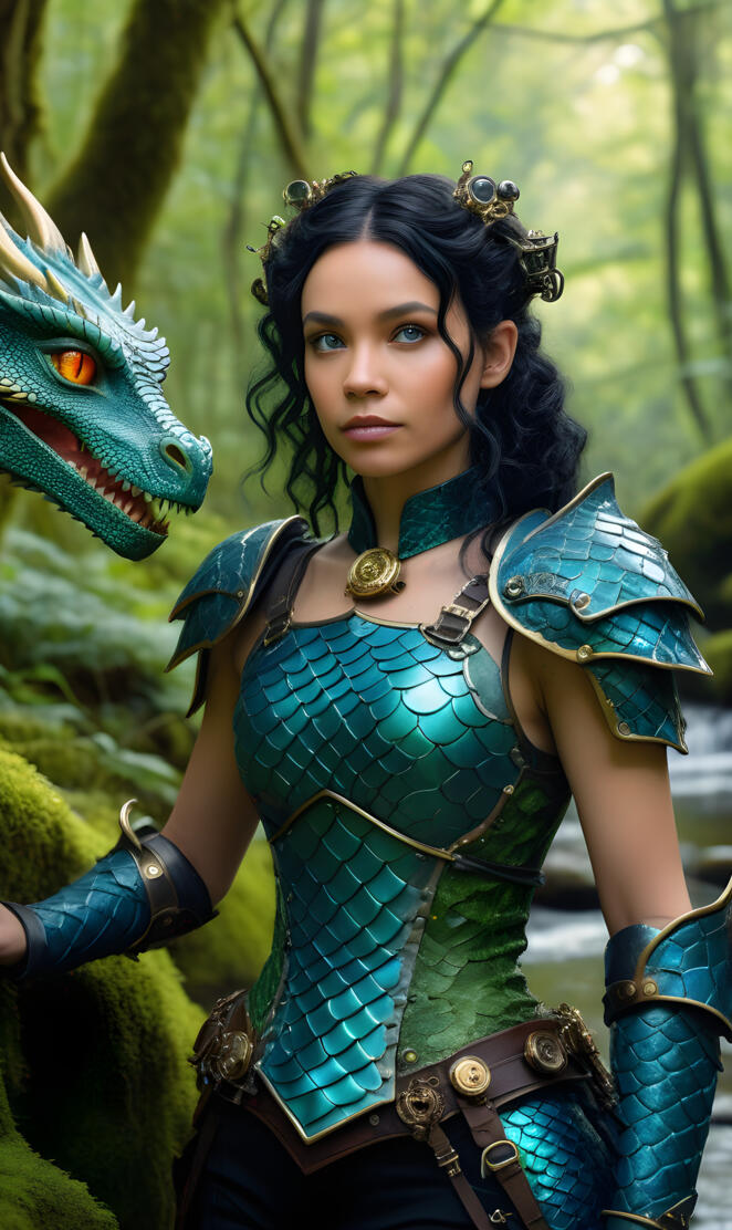 steampunk Isabella characters from the dragon clans