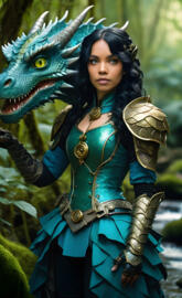 steampunk Isabella characters from the dragon clans