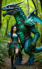 steampunk Isabella characters from the dragon clans