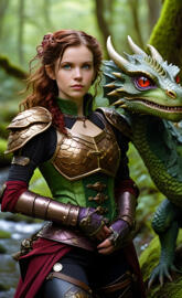 steampunk Isabella characters from the dragon clans