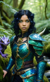 steampunk Isabella characters from the dragon clans