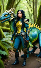 steampunk Isabella characters from the dragon clans